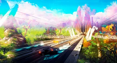 Sci City World World Wallpaper 4K 2012x1080 Sci, Fi, City, Hd, Desktop, Pink, Yellow, Ultrawide, Full HD
