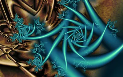 Abstract Fractal Design Swirling Abstract Wallpaper 4K 2560x1600 Abstract, Fractal, Design, With, Swirling, Blue, And, Brown, Shapes, Creating, Dynamic, High-definition, Gray, Ultrawide, QHD