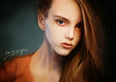 Fantasy Digital Portrait Woman Long Fantasy Wallpaper 4K 1600x1135 Hd, Fantasy, Digital, Portrait, Of, A, Woman, With, Long, Hair, Soft, Lighting, Gray, Landscape