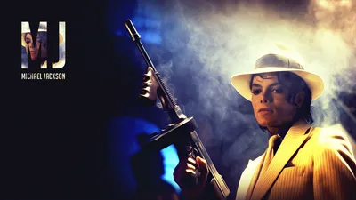 Michael Jackson Stylish Outfit Holding Abstract Wallpaper 4K 1920x1080 A, Striking, Hd, Wallpaper, Featuring, Michael, Jackson, In, Stylish, Outfit, Holding, Gun, Gray, Ultrawide, Full HD