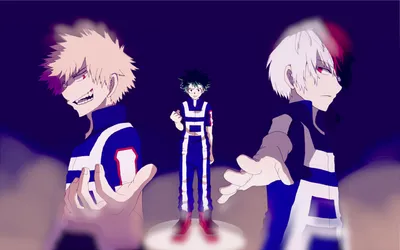 Shoto Todoroki Izuku Midoriya Black/Dark Wallpaper 4K 1920x1200 Hd, Pc, Desktop, Wallpaper, Featuring, Shoto, Todoroki, Izuku, Midoriya, Katsuki, Bakugou, Anime, White, Ultrawide, Full HD