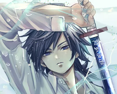Anime Giyuu Tomioka Abstract Wallpaper 4K 2803x2242 Hd, Anime, Desktop, Wallpaper, Featuring, Giyuu, Tomioka, From, Demon, Slayer, Kimetsu, Yaiba, White, Square, QHD