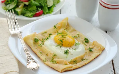 Beautifully Presented Plate Abstract Wallpaper 4K 1920x1200 A, Beautifully, Presented, Plate, Of, Food, Features, Perfectly, Cooked, Egg, Nestled, Delicate, White, Gray, Ultrawide, Full HD