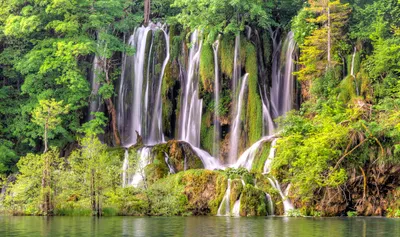 Plitvice Lakes Croatia Nature Wallpaper 4K 2547x1511 Plitvice, Lakes, Croatia, Waterfall, Nature, Lake, Hd, Desktop, Gray, Brown, Ultrawide, Full HD