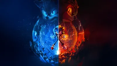 Sonic Hedgehog Contrasting Black/Dark Wallpaper 4K 5120x2880 4k, Ultra, Hd, Sonic, The, Hedgehog, 3:, Pc, Desktop, Featuring, Contrasting, Blue, Red, Ultrawide