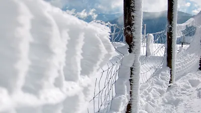 Radiant Winter Wallpaper Nature Wallpaper 4K 1920x1080 Hd, Winter, Photography, Of, A, Snow-covered, Wire, Fence, Wooden, Posts, Creating, Serene, White, Gray, Ultrawide, Full HD