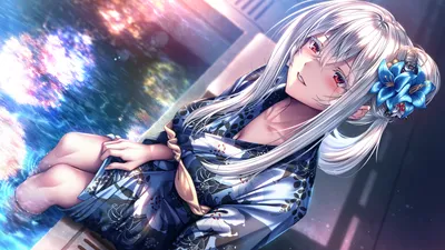 Serene Anime Wallpaper Abstract Wallpaper 4K 2559x1439 Anime, 2559x1439, White, Black, Ultrawide, Full HD