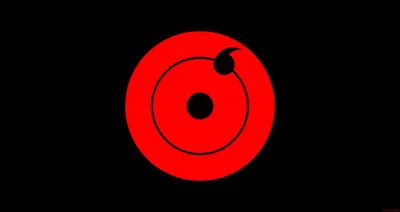 Minimalist Red Sharingan Wallpaper 4K, Minimal category