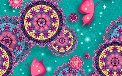 Epic Vibrant Wallpaper Wallpaper 4K, Abstract category