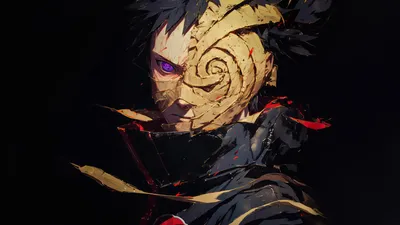 Crisp Anime Wallpaper Abstract Wallpaper 4K 8525x4795 Anime, Character, Obito, Uchiha, With, Rinnegan, Eyes, In, Stylized, Naruto, Series, Gray, Ultrawide, 4k