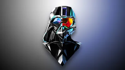 Dreamy Abstract Wallpaper Abstract Wallpaper 4K 2560x1440 Abstract, Depiction, Of, Darth, Vader, From, Star, Wars, Featuring, Faceted, Design, Vibrant, Gray, Ultrawide, QHD