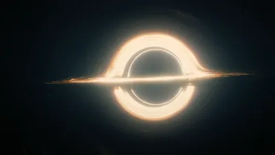 Radiant Black Wallpaper Black/Dark Wallpaper 4K 1920x1080 A, Stunning, Hd, Desktop, Wallpaper, Featuring, Black, Hole, Movie, Interstellar, Showcasing, Swirling, White, Ultrawide, Full HD