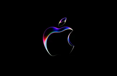 Vibrant Multicolored Apple Wallpaper 4K, Technology category