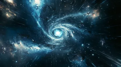 Calm Glowing Wallpaper Space Wallpaper 4K 2912x1632 Hd, Pc, Desktop, Wallpaper, Featuring, A, Glowing, Light, Portal, Swirling, Deep, Space, White, Gray, Ultrawide, QHD