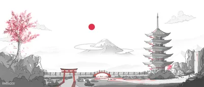 Vibrant Minimalist Wallpaper Minimal Wallpaper 4K 2750x1180 Minimalist, Hd, Desktop, Wallpaper, Featuring, A, Red, Torii, Gate, Pagoda, Curved, Bridge, White, Ultrawide, QHD