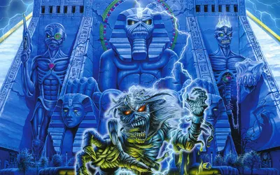 Vibrant Iron Maiden Abstract Wallpaper 4K 1920x1200 A, Vibrant, Hd, Wallpaper, Featuring, Iron, Maiden's, Iconic, Maiden, 039, Imagery, Showcasing, Red, Pink, Ultrawide, Full HD