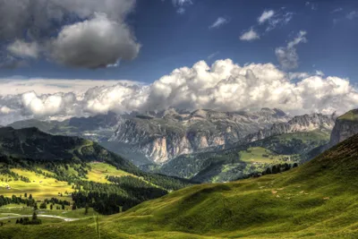 Crisp Lush Wallpaper Nature Wallpaper 4K 3600x2400 Hd, Wallpaper, Featuring, The, Lush, Hills, And, Dense, Forests, Italian, Alps, Under, Gray, Brown, Landscape, QHD