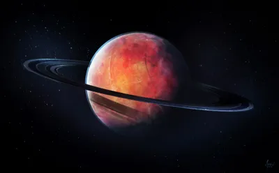Radiant Vibrant Wallpaper Space Wallpaper 4K 3840x2384 4k, Ultra, Hd, Pc, Wallpaper, Of, A, Vibrant, Red, Planet, Planetary, Ring, Orange, Brown, Ultrawide