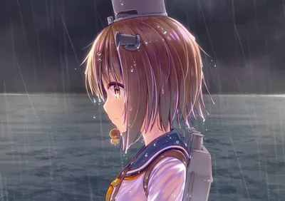 Moody Yukikaze Wallpaper Abstract Wallpaper 4K 2064x1457 Hd, Pc, Desktop, Wallpaper, Featuring, Yukikaze, From, Kantai, Collection, (kancolle), Standing, Rain, Gray, Landscape, Full HD
