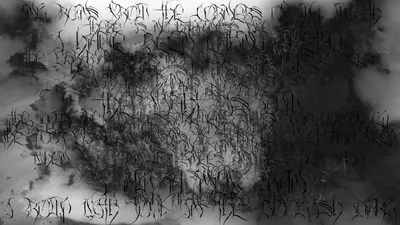 Dark Gothic Wallpaper Black/Dark Wallpaper 4K 7680x4320 An, 8k, Ultra, Hd, Gothic, Wallpaper, Featuring, Dark, Obscure, Scripture-style, Calligraphy, Intertwined, Gray, Ultrawide, 4k