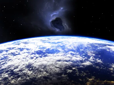 Sleek Planetscape Wallpaper Space Wallpaper 4K 4000x3000 4k, Ultra, Hd, Planetscape, Wallpaper, Featuring, A, Vivid, Blue, Planet, Clouds, Floating, White, Landscape