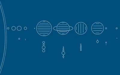 Vibrant Minimalist Wallpaper Minimal Wallpaper 4K 2560x1600 Minimalist, Sci‑fi, Hd, Desktop, Wallpaper, Featuring, A, Stylized, Solar, System, Simple, Linear, Brown, Ultrawide, QHD