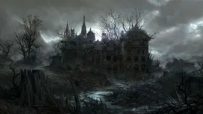 Crisp Depicting Wallpaper Nature Wallpaper 4K 1920x1080 Hd, Desktop, Wallpaper, Depicting, A, Dark, Eerie, House, Surrounded, Leafless, Trees, Gloomy, Gray, Ultrawide, Full HD