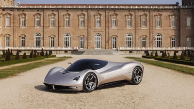 Pagani Alisea Supercar Front Cars Wallpaper 4K 3840x2160 Hd, Desktop, Wallpaper, Featuring, A, Pagani, Alisea, Supercar, Parked, Front, Classical, Building, Gray, Ultrawide, 4k