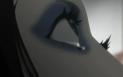 Dreamy Close Wallpaper Black/Dark Wallpaper 4K 2560x1600 A, Close-up, Of, Dark, Expressive, Eye, From, Anime, Ergo, Proxy, Showcasing, Intricate, White, Ultrawide, QHD