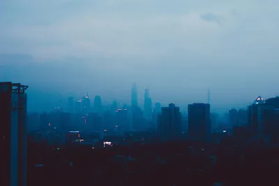 Moody Cityscape Hazy World Wallpaper 4K 2048x1365 Hd, Pc, Desktop, Wallpaper, Featuring, A, Moody, Cityscape, Under, Hazy, Blue, Sky, Gray, Ultrawide, Full HD