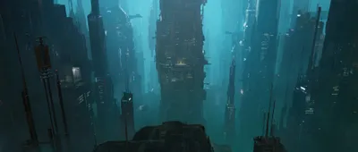 Futuristic Sci Cityscape Wallpaper 4K, World category