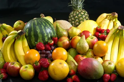 Calm Mango Wallpaper Abstract Wallpaper 4K 2600x1730 Mango, Pear, Apple, Strawberry, Pineapple, Banana, Food, Fruit, Desktop, Purple, Orange, Ultrawide, QHD