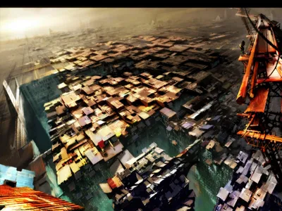 Definition Sci Cityscape Wallpaper 4K, World category