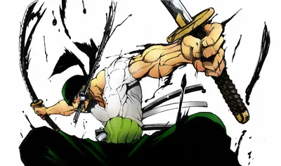 Calm Roronoa Wallpaper Black/Dark Wallpaper 4K 1920x1133 Hd, Desktop, Wallpaper, Featuring, Roronoa, Zoro, From, One, Piece, Dynamic, Santoryu, Pose, White, Ultrawide, Full HD