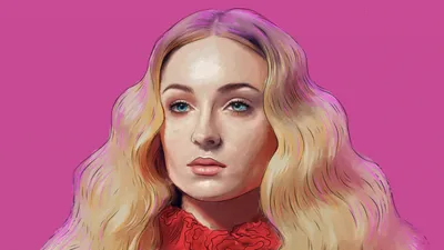 Digital Sansa Stark Show Space Wallpaper 4K 3000x1688 Hd, Digital, Artwork, Of, Sansa, Stark, From, The, Show, Game, Thrones), Featuring, Gray, Pink, Ultrawide, QHD