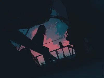 Anime 2160x1620 Abstract Abstract Wallpaper 4K 2160x1620 Anime, 2160x1620, Gray, Brown, Landscape, Full HD