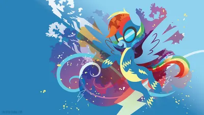 Minimalist Rainbow Dash Minimal Wallpaper 4K 3840x2160 Minimalist, 4k, Ultra, Hd, Wallpaper, Featuring, Rainbow, Dash, Little, Pony), Friendship, Magic, Blue, Gray, Ultrawide