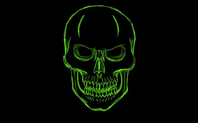 Bold Minimalist Wallpaper Minimal Wallpaper 4K 2880x1800 Hd, Pc, Desktop, Wallpaper, Featuring, A, Minimalist, Dark, Glowing, Green, Skull, Outline, Black, Brown, Ultrawide, QHD