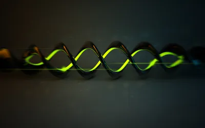 Abstract Design Spiral Black/Dark Wallpaper 4K 1920x1200 An, Abstract, 3d, Design, Featuring, A, Spiral, Of, Intertwined, Lines, Black, Vibrant, Brown, Blue, Ultrawide, Full HD