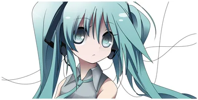 Hatsune Miku Anime Abstract Wallpaper 4K 7063x3590 Hatsune, Miku, Anime, Vocaloid, Hd, Desktop, Wallpaper, White, Ultrawide, 4k