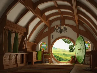 Vivid Cozy Wallpaper Fantasy Wallpaper 4K 1920x1440 Hd, Desktop, Wallpaper, Of, A, Cozy, Wooden, Fantasy, House, Interior, Lord, Rings, White, Gray, Landscape, Full HD