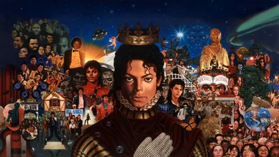 Vibrant Collage Michael Jackson Abstract Wallpaper 4K 1920x1080 Hd, Pc, Desktop, Wallpaper, Featuring, A, Vibrant, Collage, Michael, Jackson, 039, Iconic, Gray, Brown, Black, Ultrawide, Full HD
