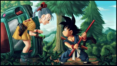 Crisp Dragon Wallpaper Fantasy Wallpaper 4K 1920x1080 Hd, Desktop, Wallpaper, Of, Dragon), Ball, Depicting, Goku, Bulma, Animated, Forest, Setting, White, Ultrawide, Full HD