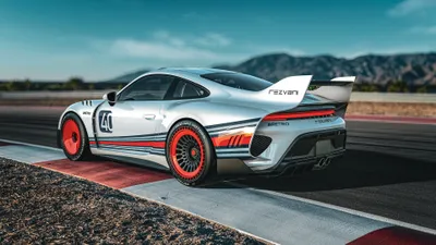 Rezvani Retro Rr1 Sports Cars Wallpaper 4K 3840x2160 Hd, Wallpaper, Featuring, A, Rezvani, Retro, Rr1, Sports, Car, Parked, Racetrack, Showcasing, White, Gray, Ultrawide, 4k