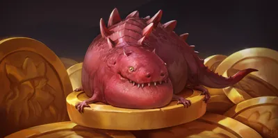 Chubby Red Dragon Fantasy Wallpaper 4K 5021x2500 Hd, Desktop, Wallpaper, Featuring, A, Chubby, Red, Dragon), Resting, Pile, Gold, Coins, Brown, Ultrawide, 4k