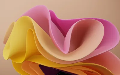 Epic Abstract Wallpaper Technology Wallpaper 4K 3840x2400 Abstract, Flowing, Shapes, In, Soft, Pink, Peach, And, Yellow, Tones, Create, Smooth, Gray, Ultrawide, 4k