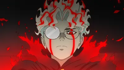 Anime Dandadan Character White Hair Abstract Wallpaper 4K 1920x1080 Hd, Anime, Wallpaper, From, Dandadan, Featuring, A, Character, White, Hair, Monocle, Red, Brown, Gray, Ultrawide, Full HD