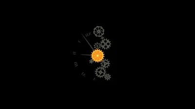 Golden Minimalist Wallpaper Minimal Wallpaper 4K 1920x1080 Minimalist, Hd, Desktop, Wallpaper, Featuring, Orange, And, Gray, Gears, Forming, Clock, Inspired, Black, Brown, Ultrawide, Full HD