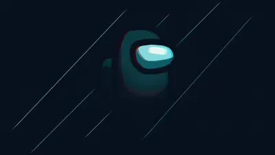 Vivid Minimalist Wallpaper Games Wallpaper 4K 3840x2160 Minimalist, Among, Us, Character, In, Dark, Tones, With, Sleek, Lines, Designed, Ultra, Gray, White, Ultrawide, 4k