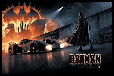 Moody Batman Wallpaper World Wallpaper 4K 3000x2000 Hd, Pc, Desktop, Wallpaper, Featuring, Batman, Standing, Near, His, Batmobile, Fiery, Gotham, Brown, Orange, Landscape, QHD